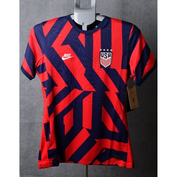 NEW! NIKE USA TEAM WOMEN JERSEY SOCCER | MEDIUM| CZ4317-422 | MSRP: $90 - Picture 1 of 10